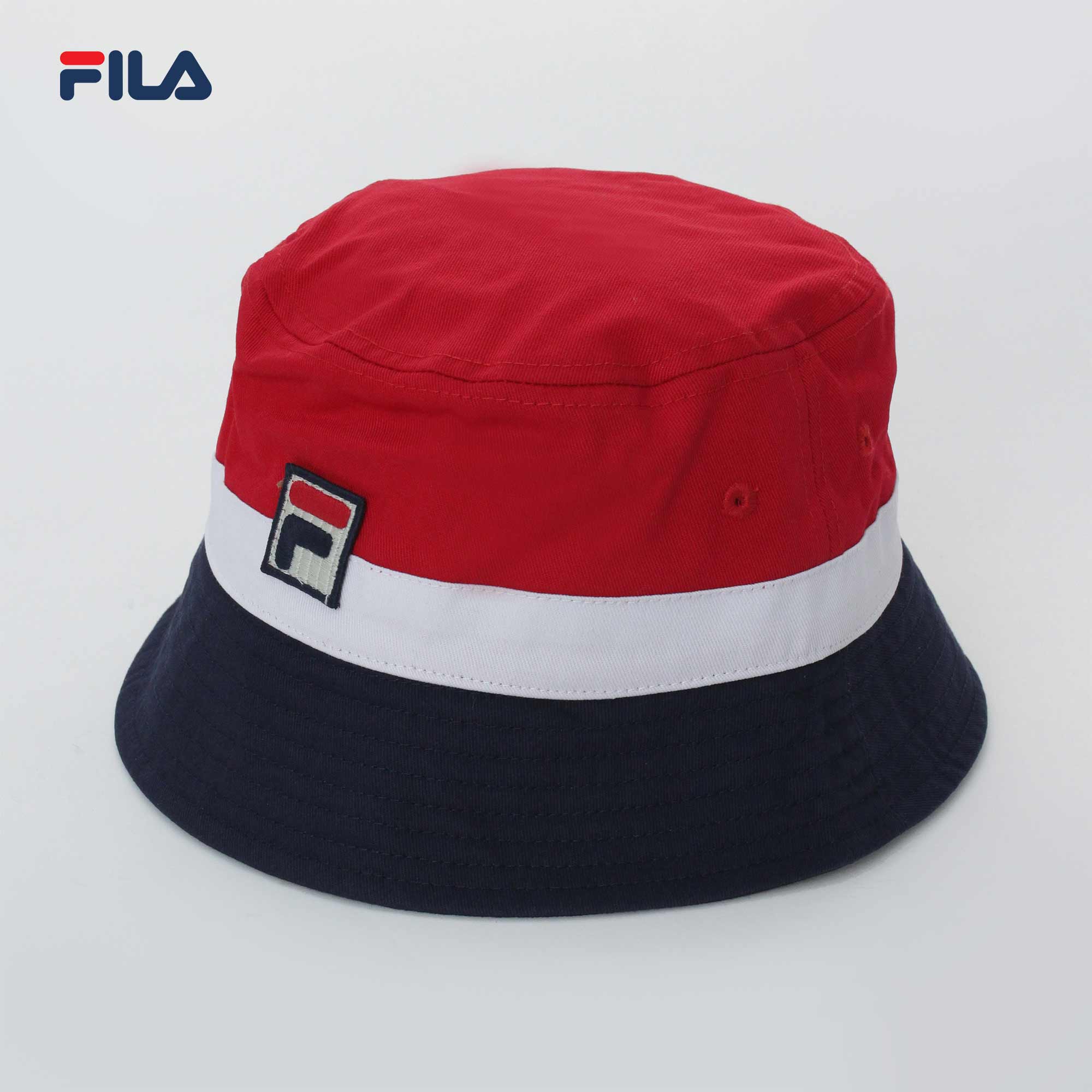 fila bucket hat red