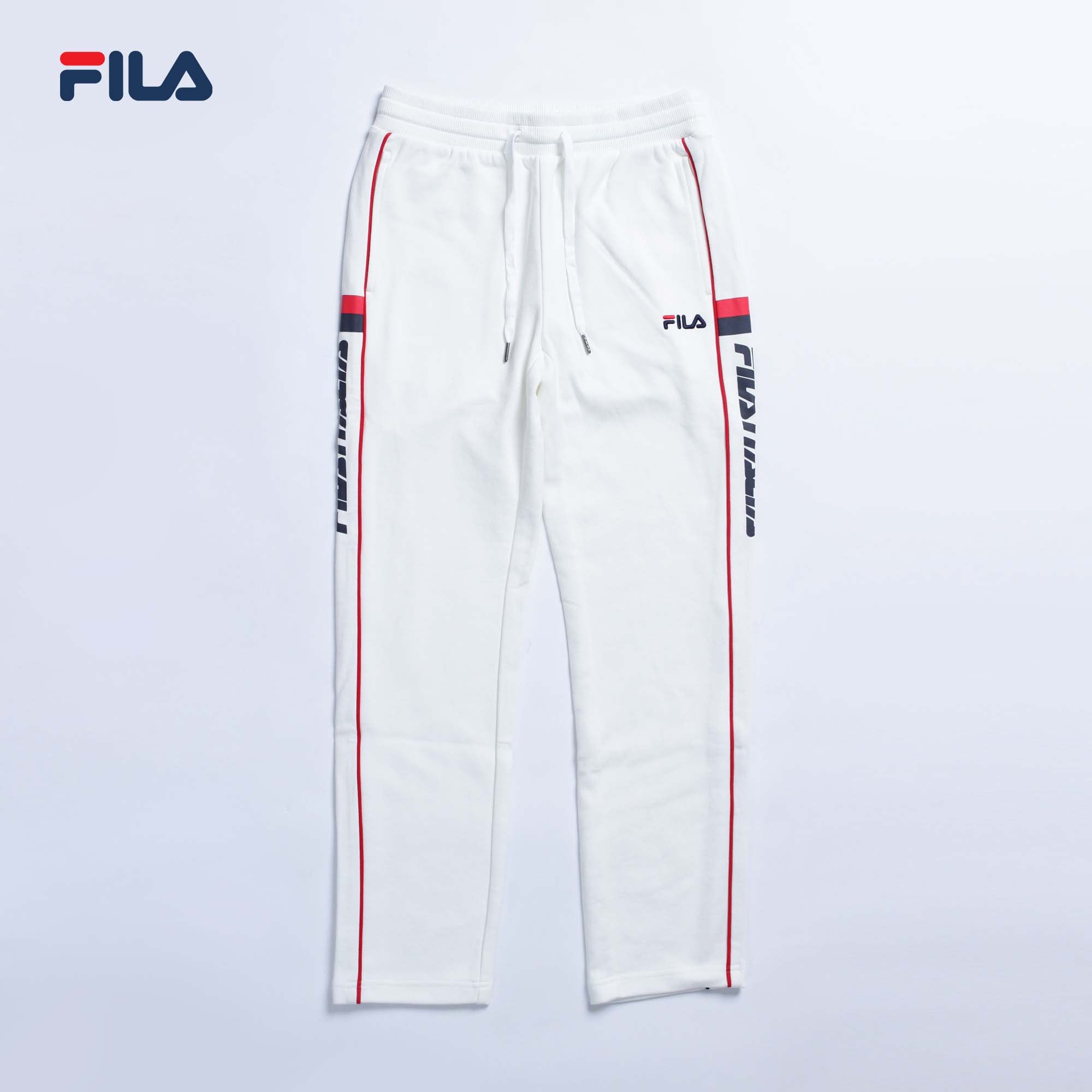 LETTERING TRACK PANTS OFF WHITE – Fila 