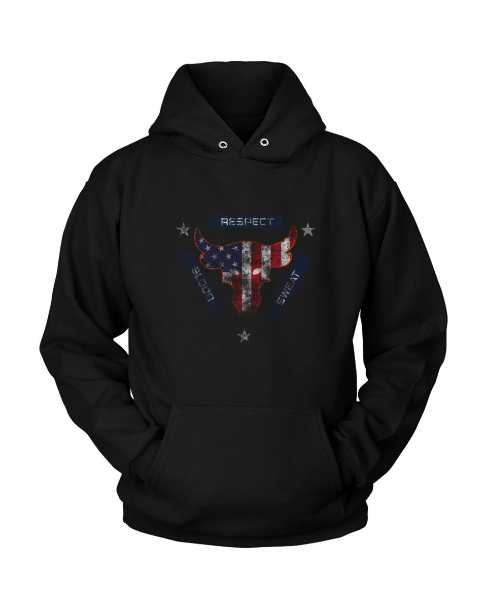 Blood Sweat Respect Usa Flag The Rock Under Armour Project ...