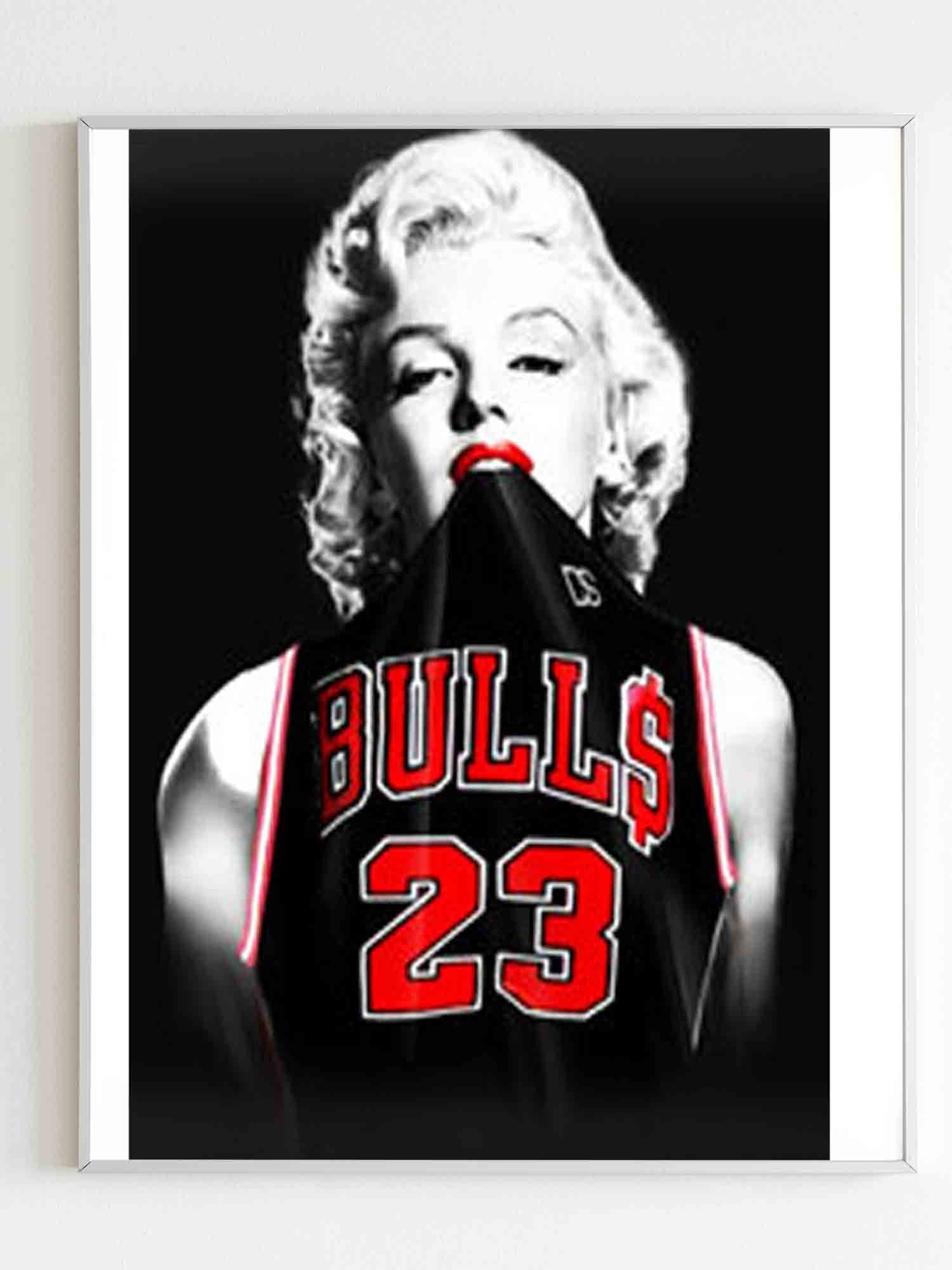 marilyn monroe bulls jersey