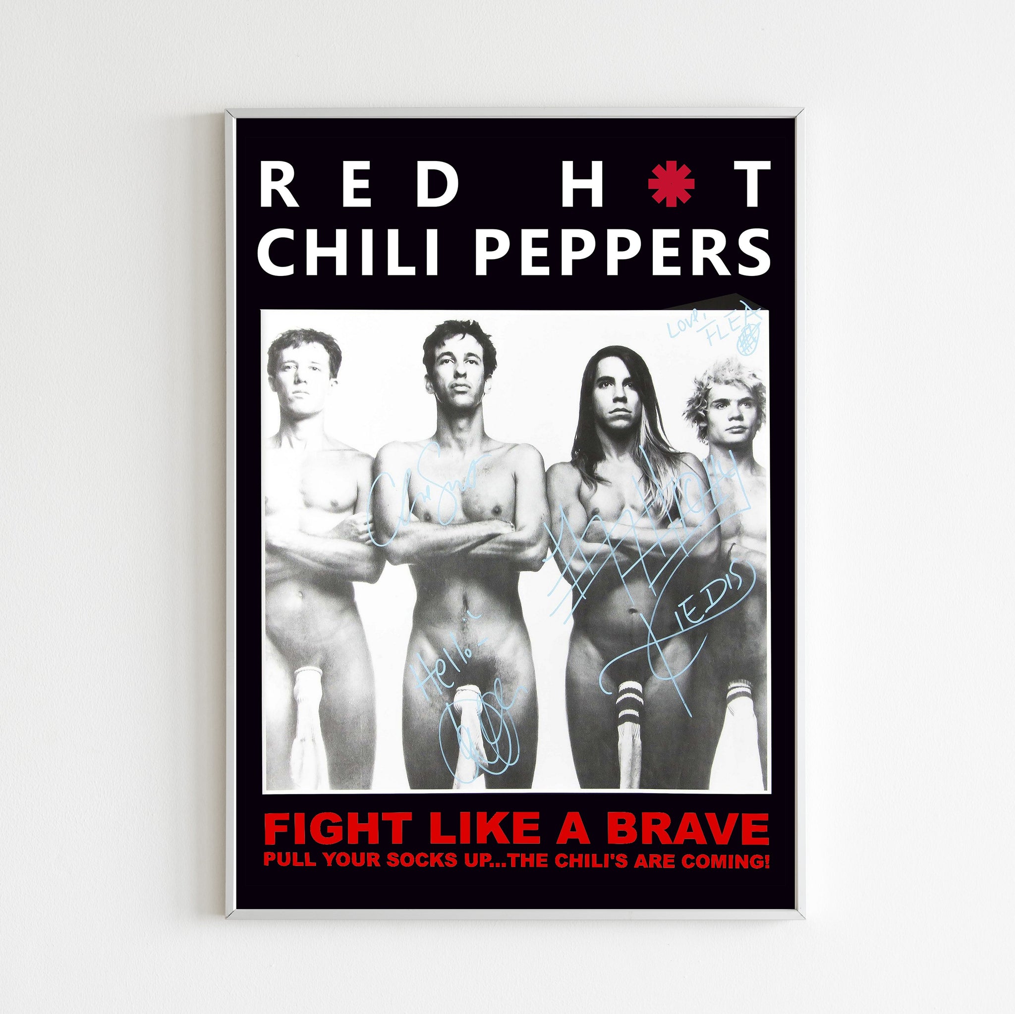 Red Hot Chili Peppers Socks Poster Nuu Shirtz 5150