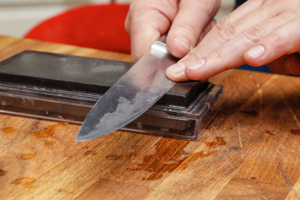 How to Sharpen a Knife (and Hone It) the Right Way