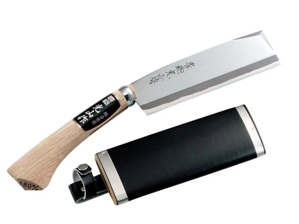 KAKURI Japanese NATA Hatchet Tool 7 [Single Bevel] Made in Japan, Heavy  Duty Garden Axe Tool with Wood Handle for Cutting, Shaving, Carving,  Chopping