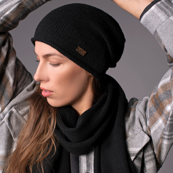 kaufen Headwear aus Beanie lässige online Merinowolle Chillouts Long jetzt Beanies - –