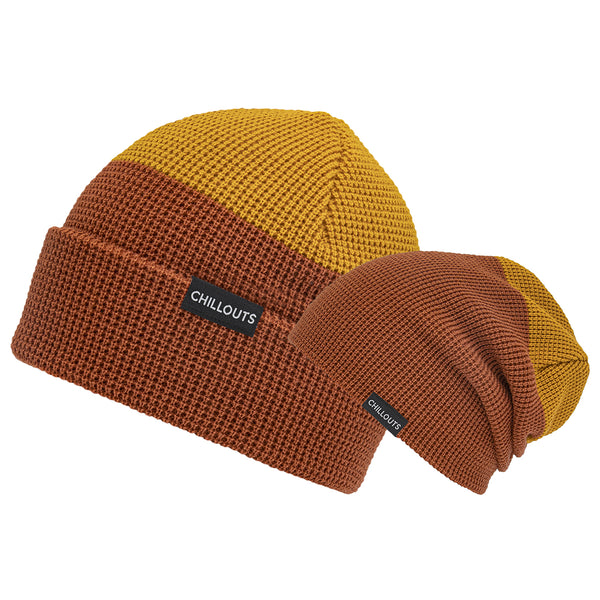 Beanie mit coole bestelle bunten Headwear jetzt - Mützen! Blockstreifen Chillouts –