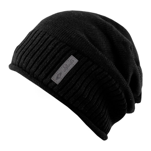 Long Beanie mit feinem Strickmuster - kaufe zwei Mützen in einer! –  Chillouts Headwear