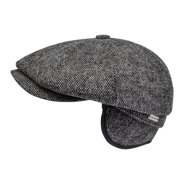 Schiebermütze mit Melierung für den Winter | Flat Cap für Herren – Chillouts  Headwear