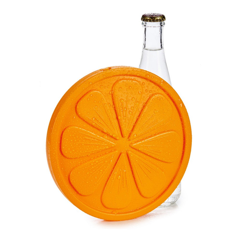 Accumulateur de Froid Plastique Orange (17,5 x 1,5 x 17,5 cm). Dakar - SENEGAL
