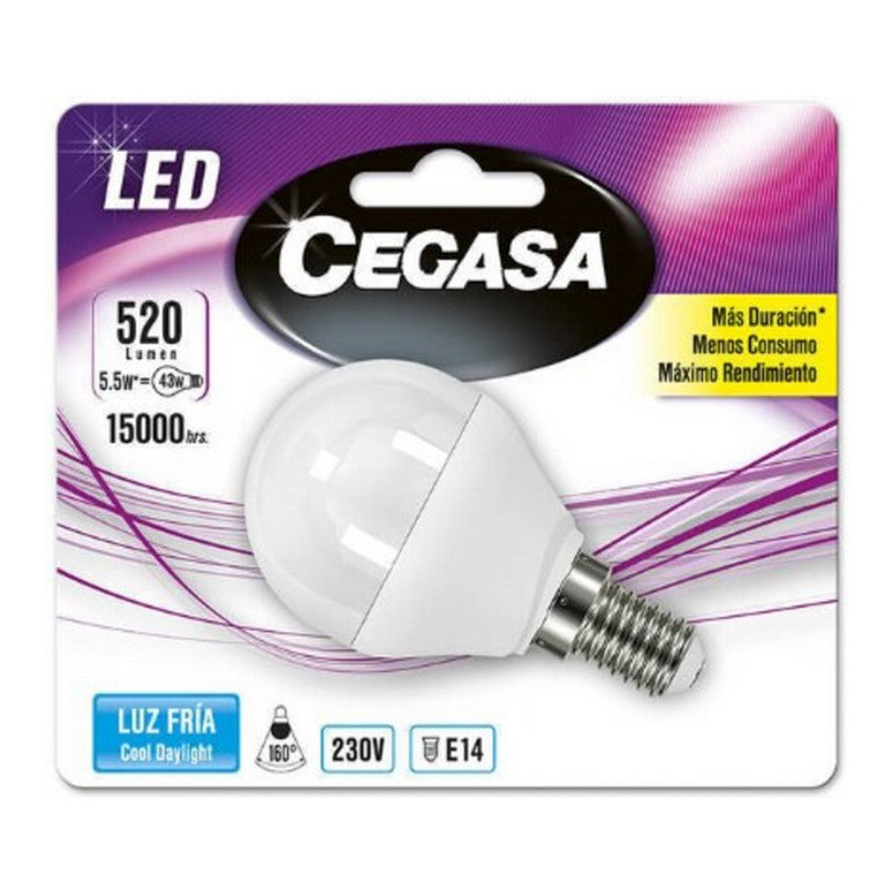 Ampoule LED Sphérique Cegasa E14 5,5 W A+. Dakar - SENEGAL