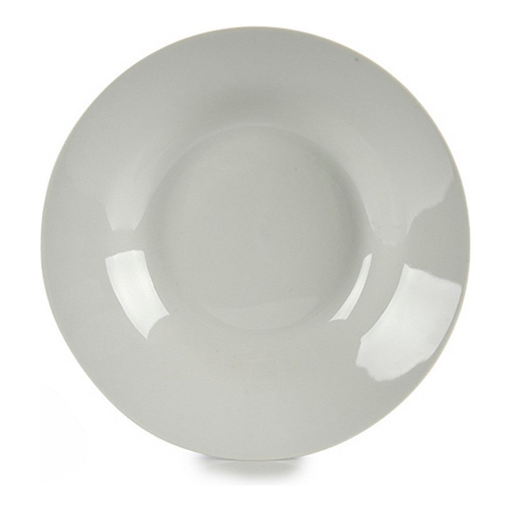 Assiette Creuse Porcelaine Blanche (20,5 x 4 x 20,5 cm) (Ø 20,6 cm). Dakar - SENEGAL
