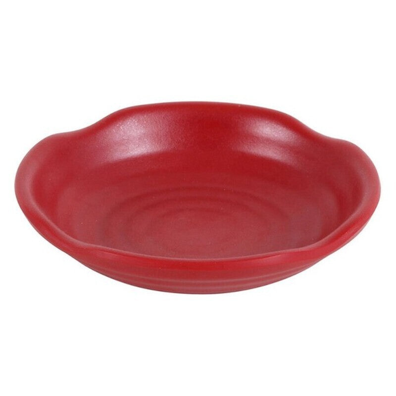 Assiette plate Troya Circular Rouge. Dakar - SENEGAL