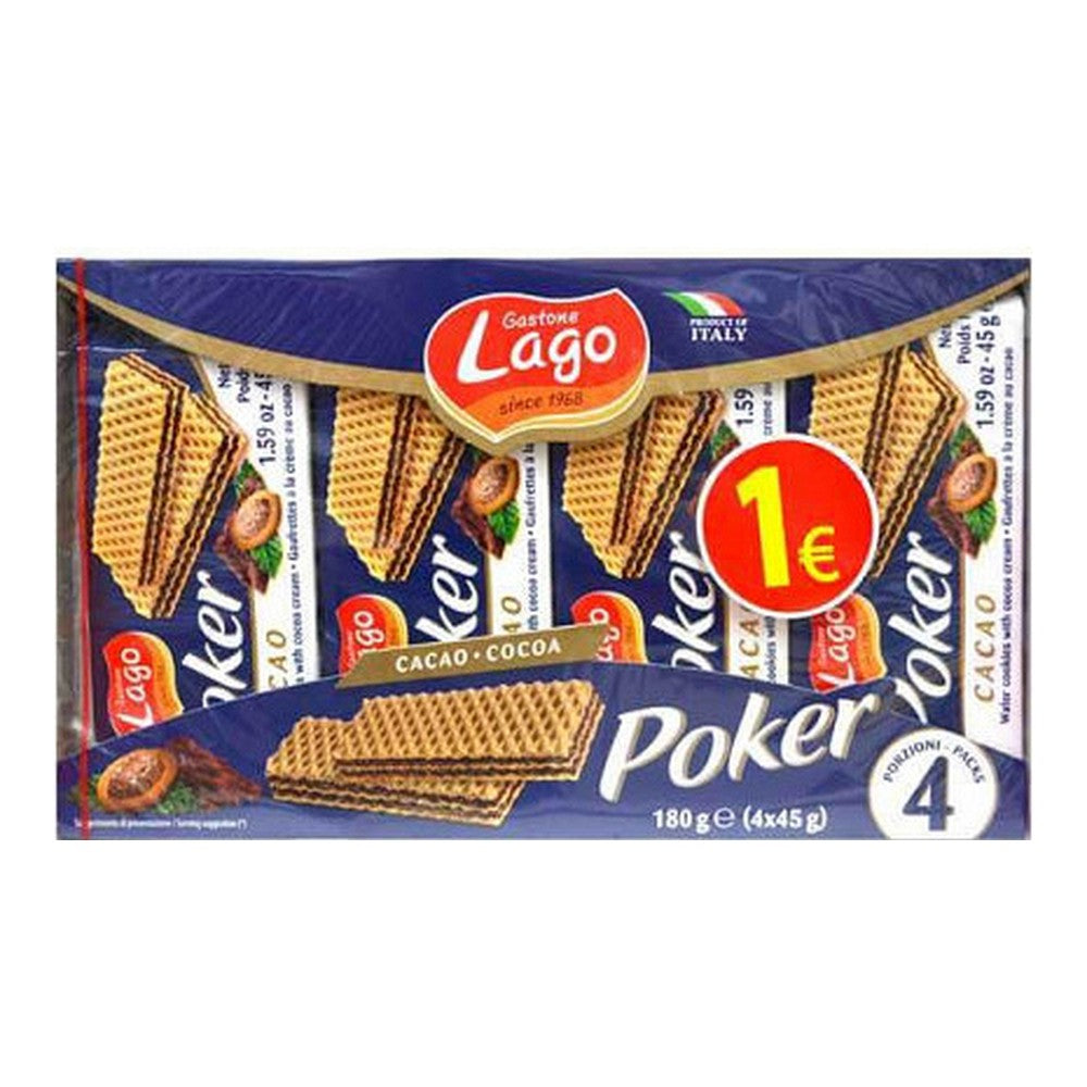Biscuits au chocolat Lago Poker (4 x 45 g). Dakar - SENEGAL