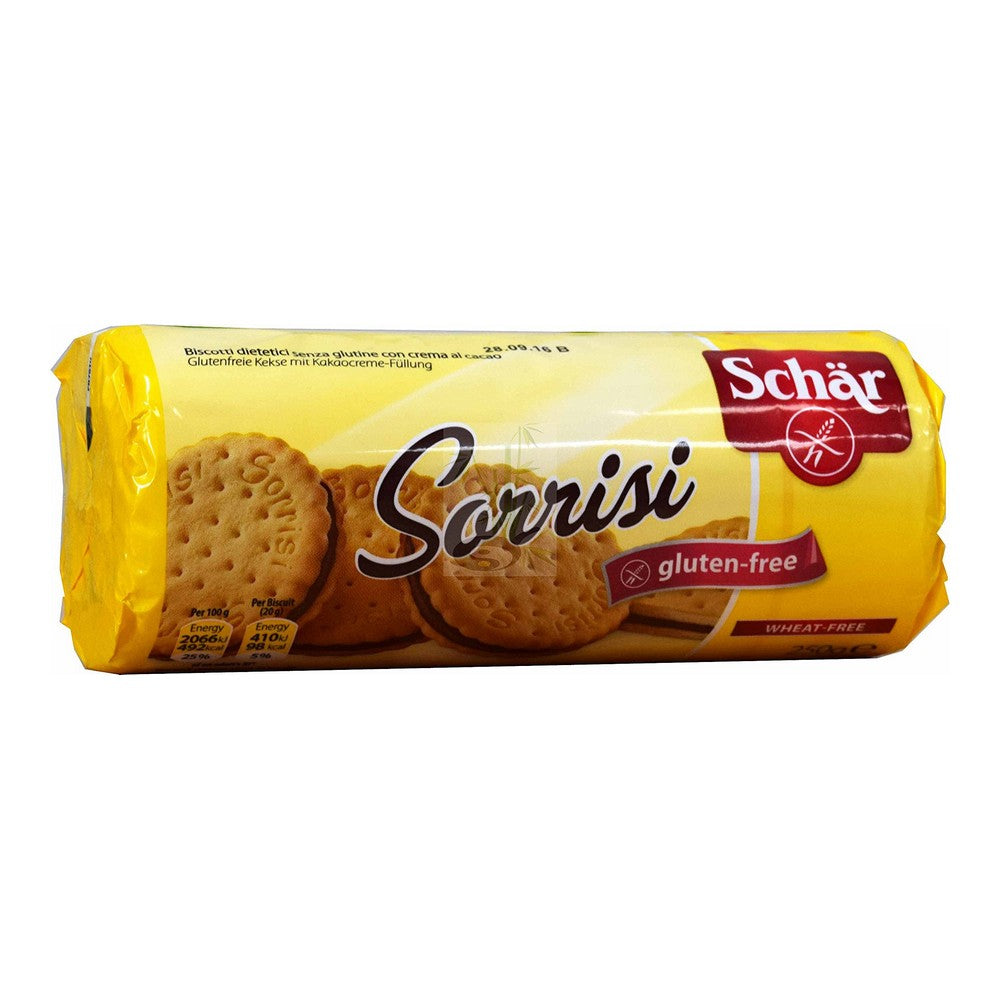 Biscuits au chocolat Schar Maxi Sorrisi (250 g). Dakar - SENEGAL