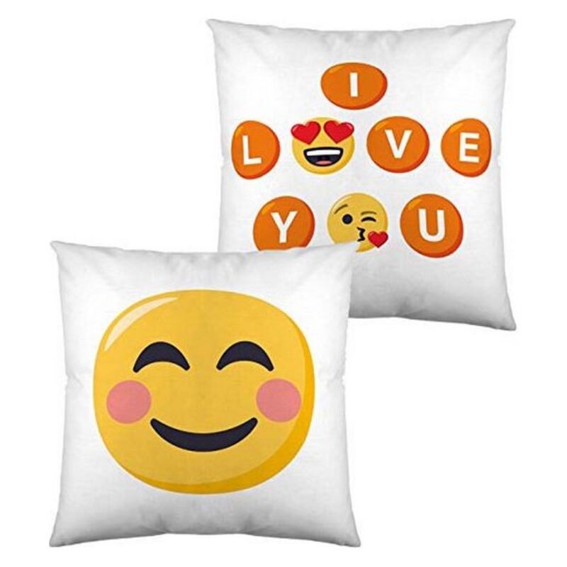 Coussin avec Garniture Emoji I Love You (40 x 40 cm). Dakar - SENEGAL