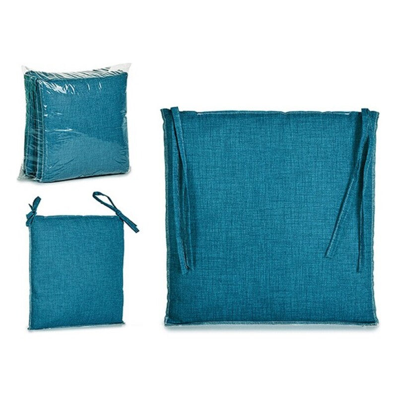 Coussin de chaise Turquoise (37 x 2 x 37 cm). Dakar - SENEGAL
