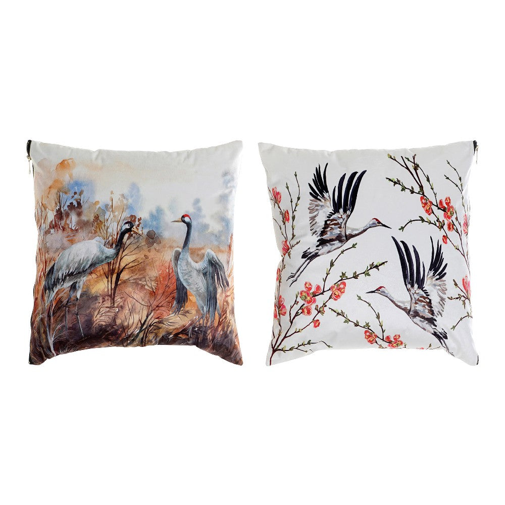 Coussin DKD Home Decor Oiseaux Polyester (2 pcs) (45 x 10 x 45 cm). Dakar - SENEGAL