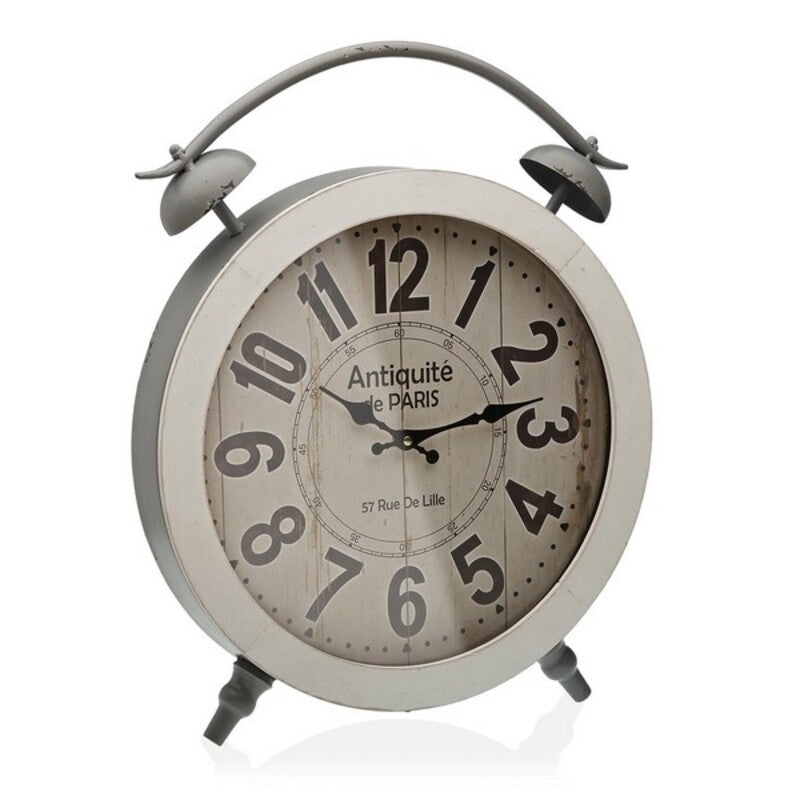 Horloge de table Versa Métal Blanc (6,5 x 52,5 x 41 cm). Dakar - SENEGAL
