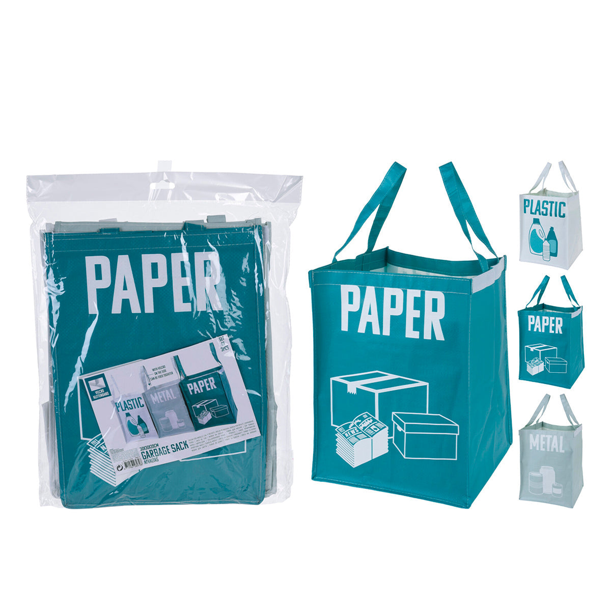 Sacs poubelles Papier-Plastique-Métal Pack de 3 unités. Dakar - SENEGAL