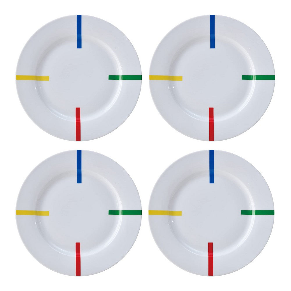 Service d'assiettes Benetton BE159 Porcelaine (4 pcs). Dakar - SENEGAL