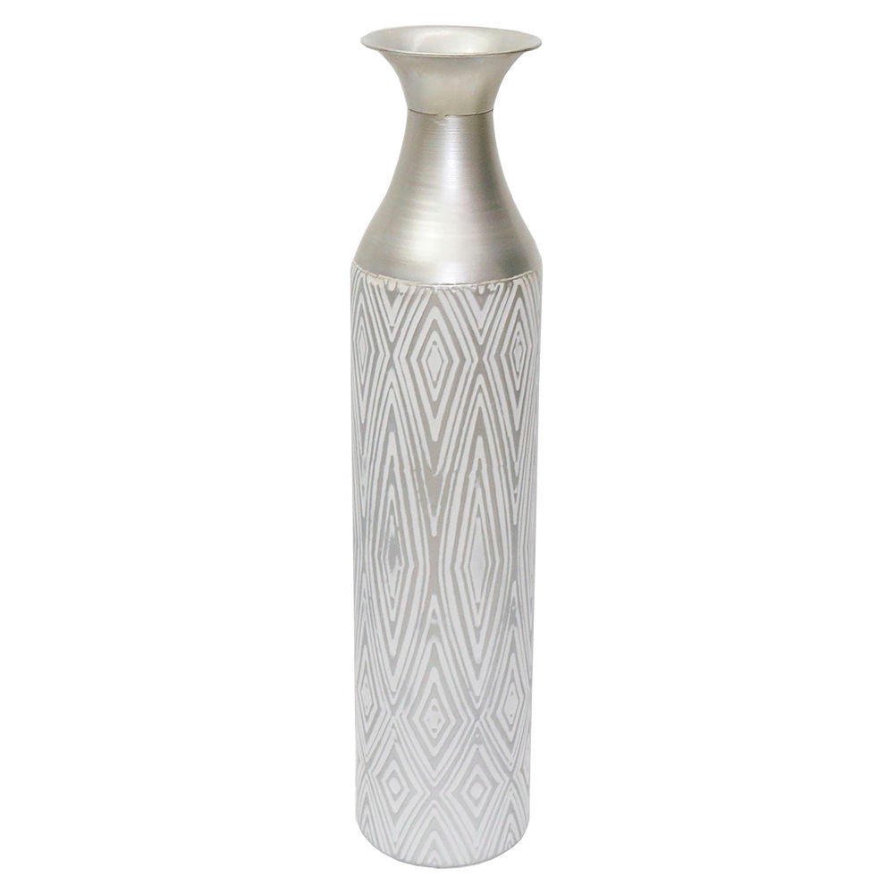 Vase DKD Home Decor Métal Colonial Argent (14 x 14 x 63 cm). Dakar - SENEGAL