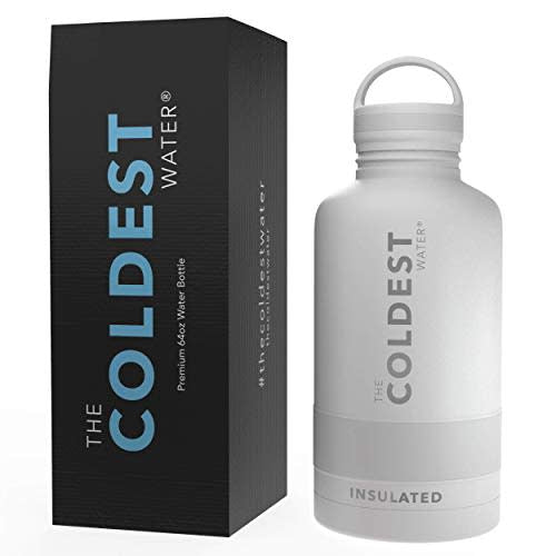 The Coldest Water - Sports Water Bottle - White – Fetch Mkt.