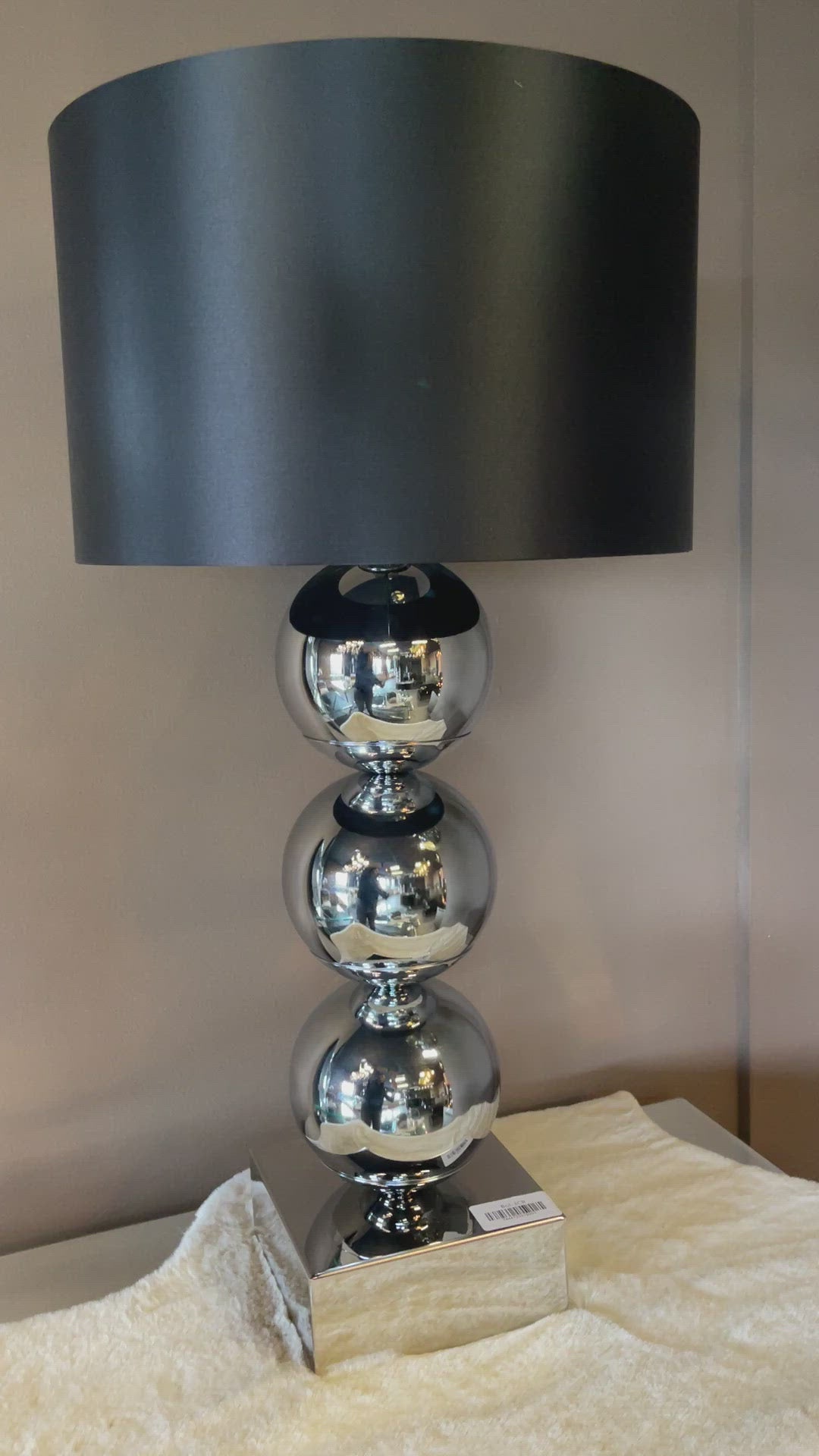 Peuter Beter Ontevreden Ball lamp Block base Chrome | Luxury Living