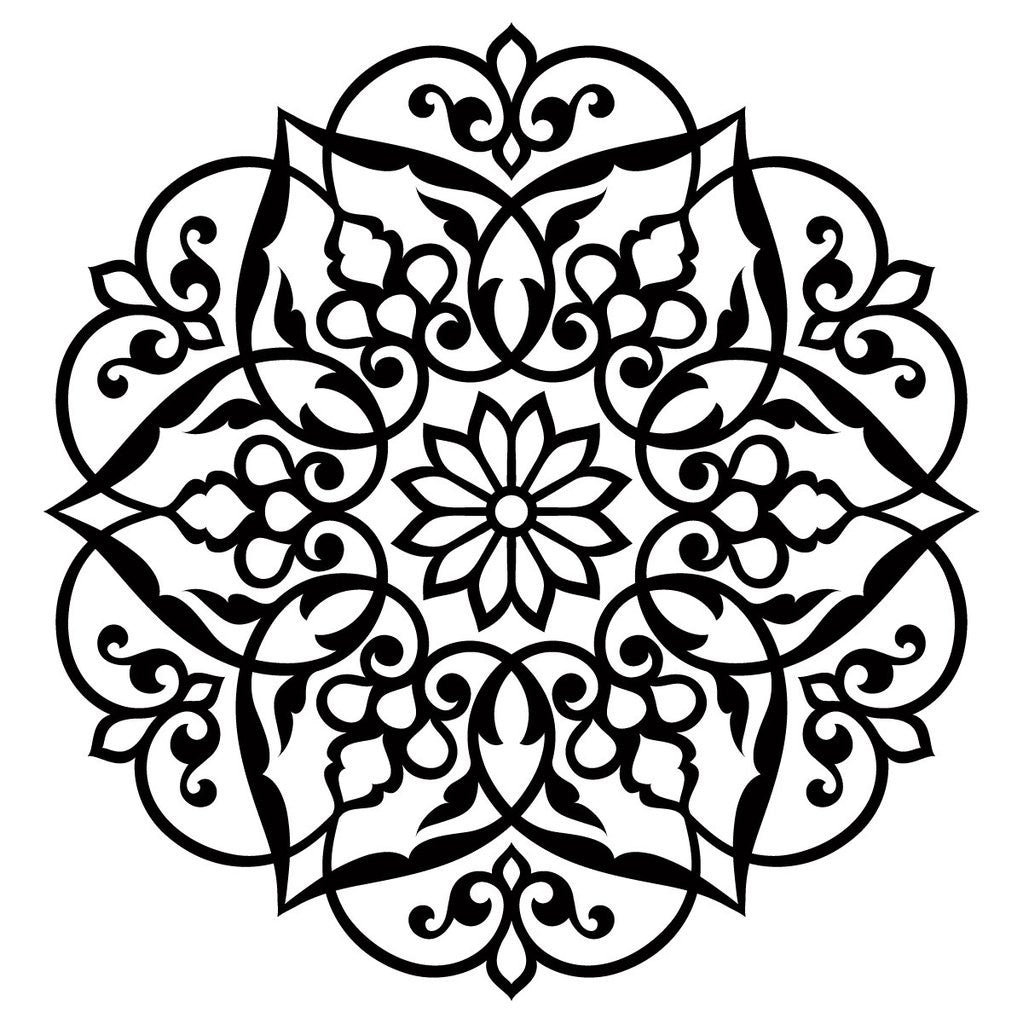 Free Free Mandala Stencil Svg 306 SVG PNG EPS DXF File