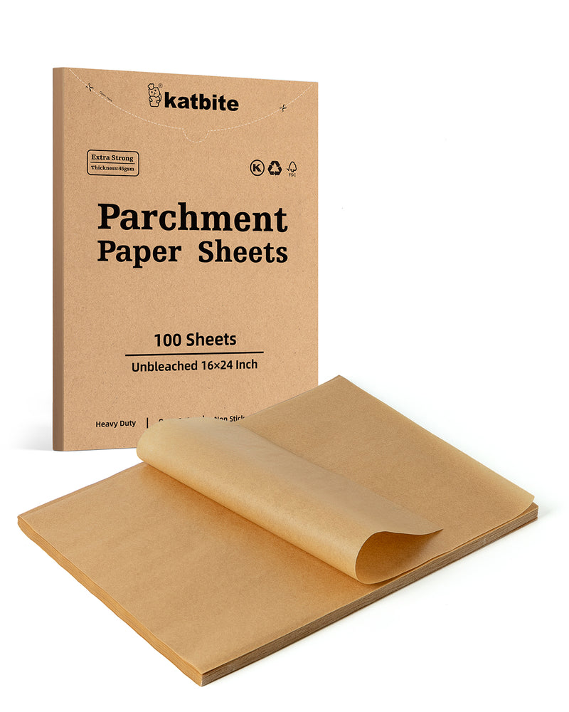 Katbite 300 Sheets 12x16 In Parchment Paper, Heavy Duty Baking Paper