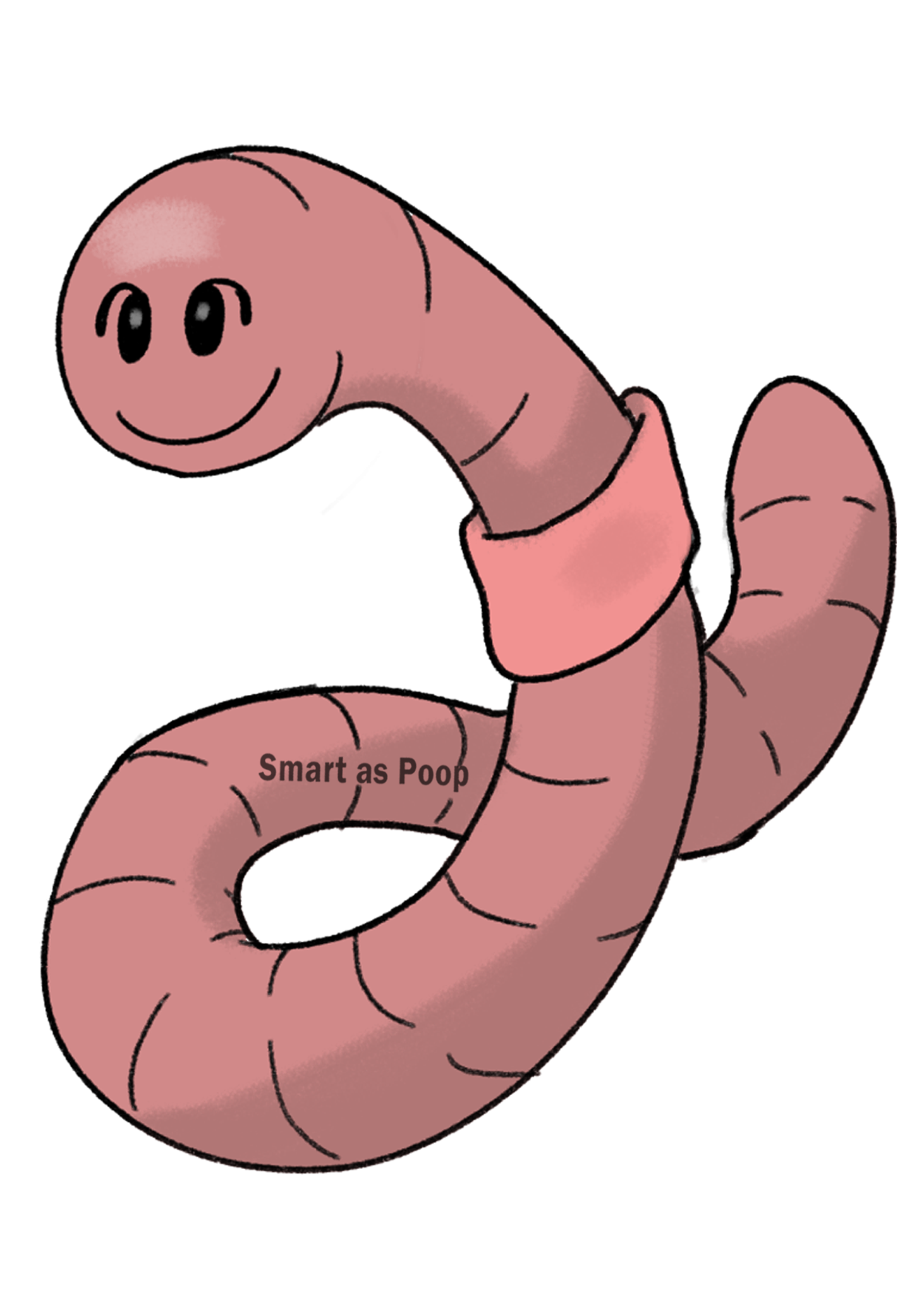 Cartoon worm