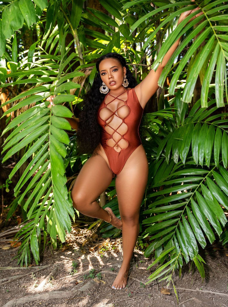 Angela-Simmons-Vanity-Couture-Lace-Up-One-Piece-Swimsuit-Perfection-Summer-Swimwear-Must-Have