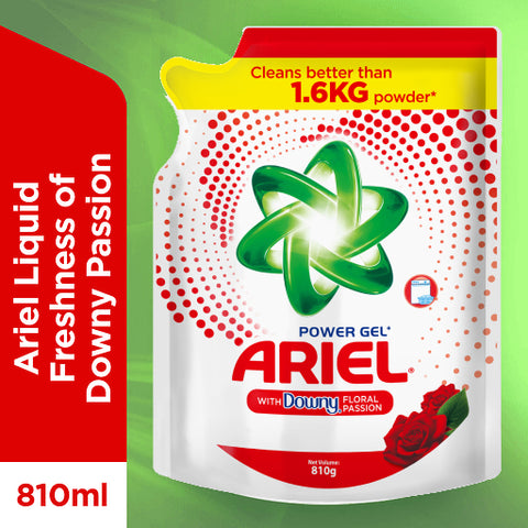 Ariel Power Gel Floral Passion Liquid Laundry Detergent Refill 810ML