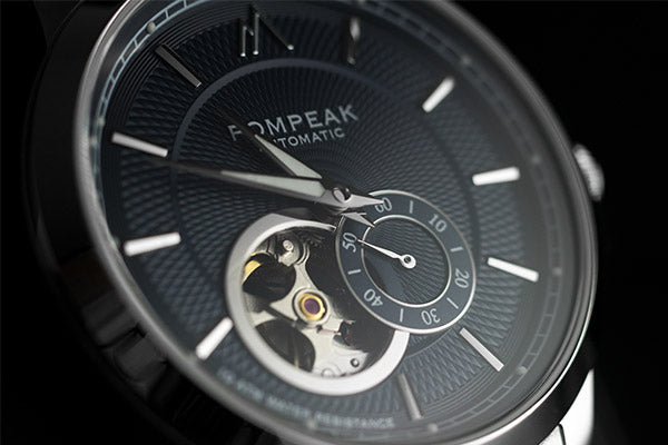 Pompeak gentlemens collection macro dial shot