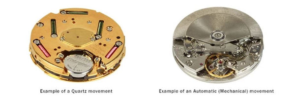 Quartz vs mechanical watch movement