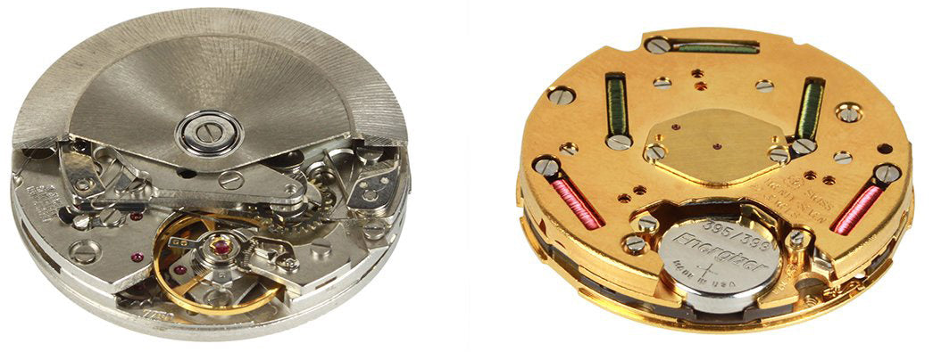 Mechanical vs quartz watch movement