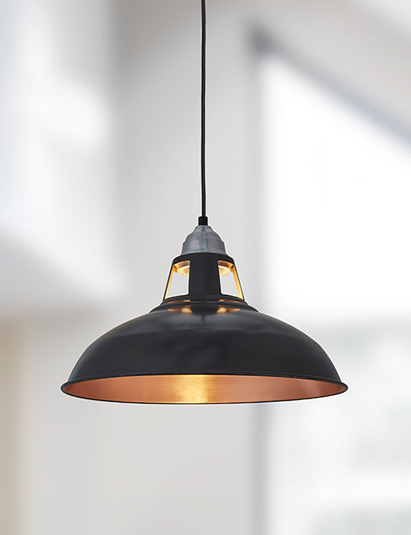 gunmetal grey ceiling light