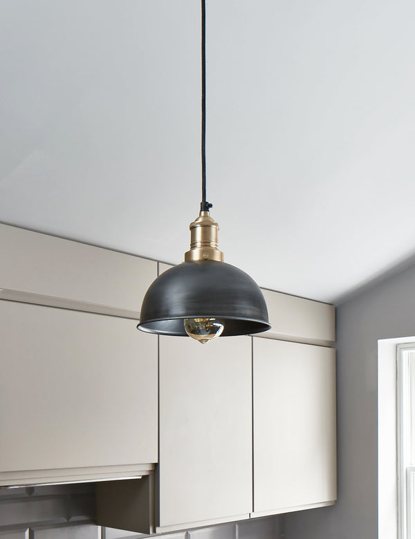 gunmetal grey ceiling light