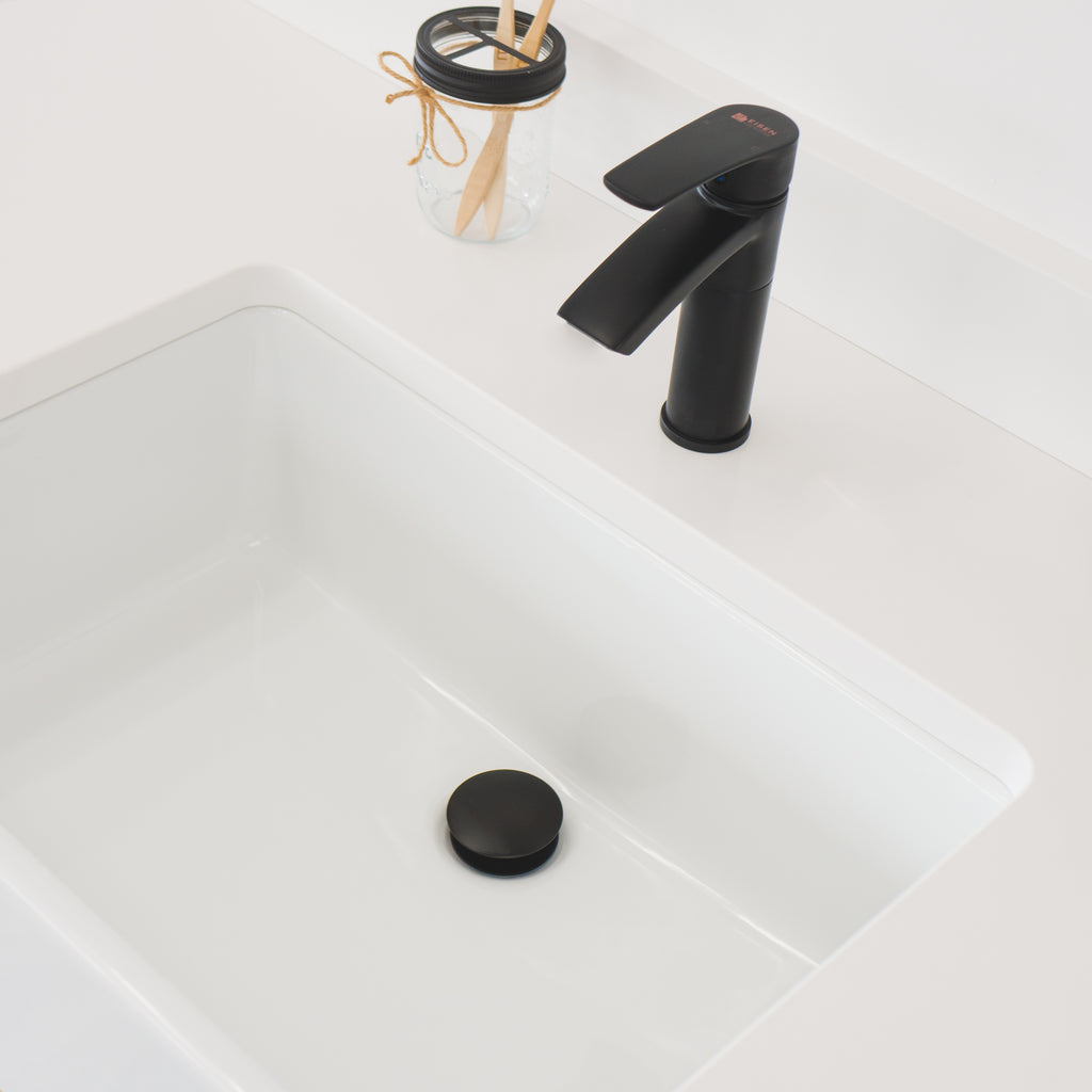 Pop Up Drain With Cap No Overflow For Vessel Sinks Eisenhome