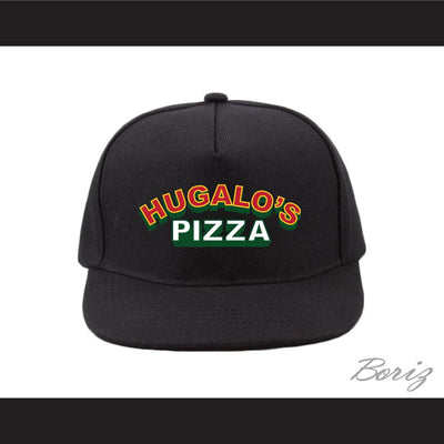 Ricky Bobby Hugalo's Pizza Logo 2 Black Baseball Hat