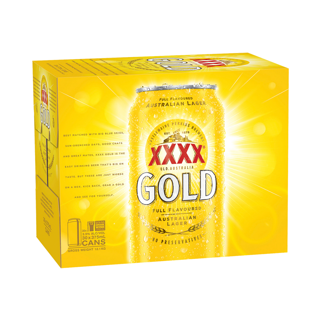 Xxxx Gold Cans 375ml