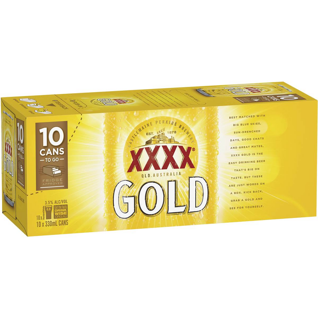 Gold cans xxxx XXXX Gold