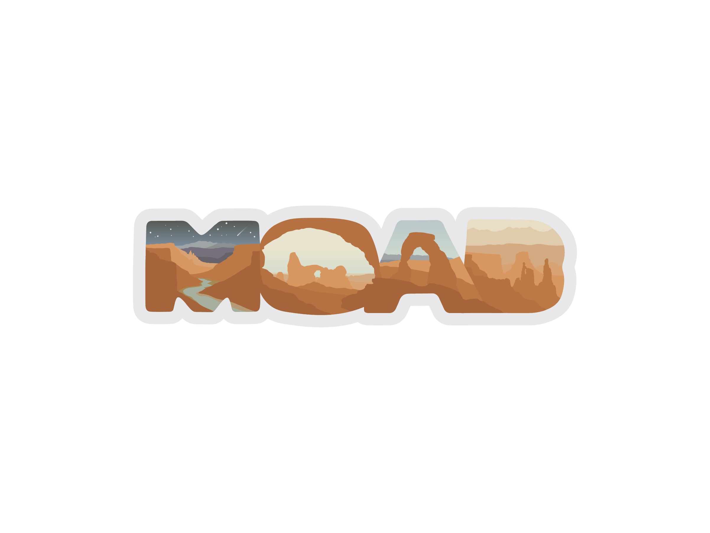 Moab Sticker
