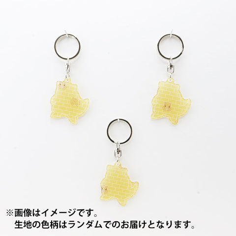 / 027 / サンド POKÉMON SHIRTS FABRIC SCRAPS KEYHOLDER NEWSED