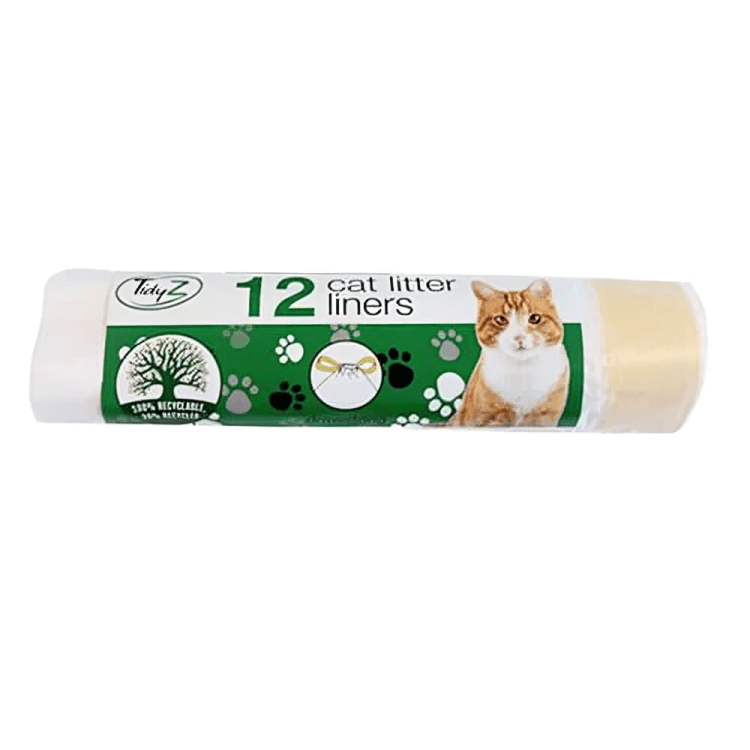 Tidyz Cat Litter Drawstring Liners, 12 Liners - Picture 2 of 3