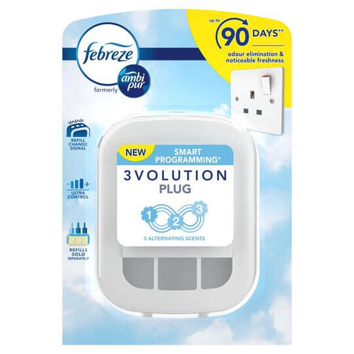 Ambi Pur 3Volution Electric Plug In Refills Air Freshener 90 Days Assorted  Scent