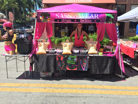 Sasswear Bike Week Street Fair LED Pasties