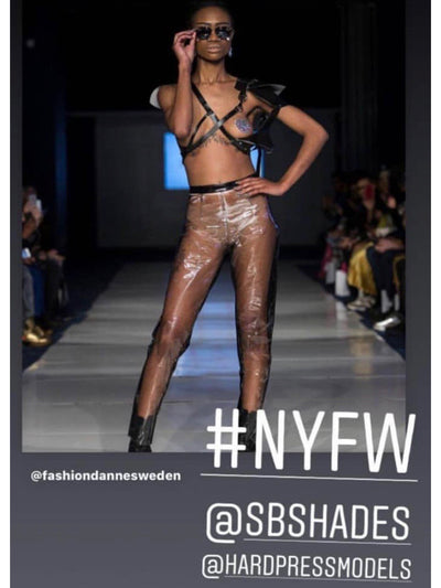 Silver LED Pasties New York Fashion Week Runway