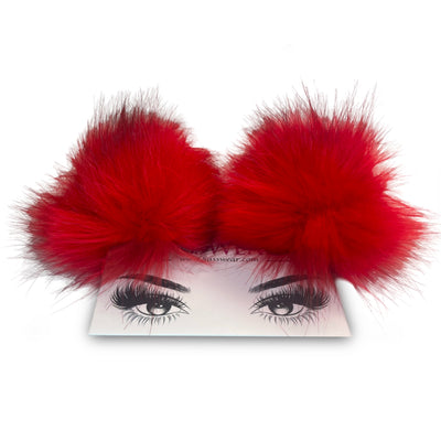 Stash Buns: Secret Stash Clip on Buns (Red)