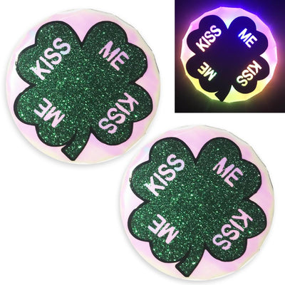 LED Nipple Pasties- Clover Clickers by Sasswear - Sasswear