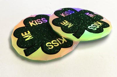 LED Nipple Pasties- Clover Clickers by Sasswear - Sasswear