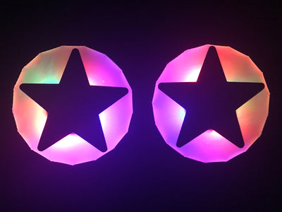 LED Nipple Pasties-Star Clickers by Sasswear - Sasswear